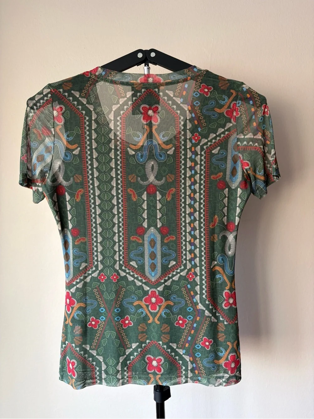 NWT Johnny Was Nanette
Floral Mesh Top | Boho Paisley
Print Short Sleeve Tee - Picture 2 of 7